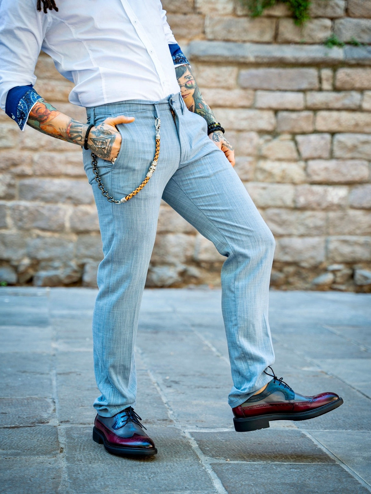 Pantalón Maximo Flamengo denim