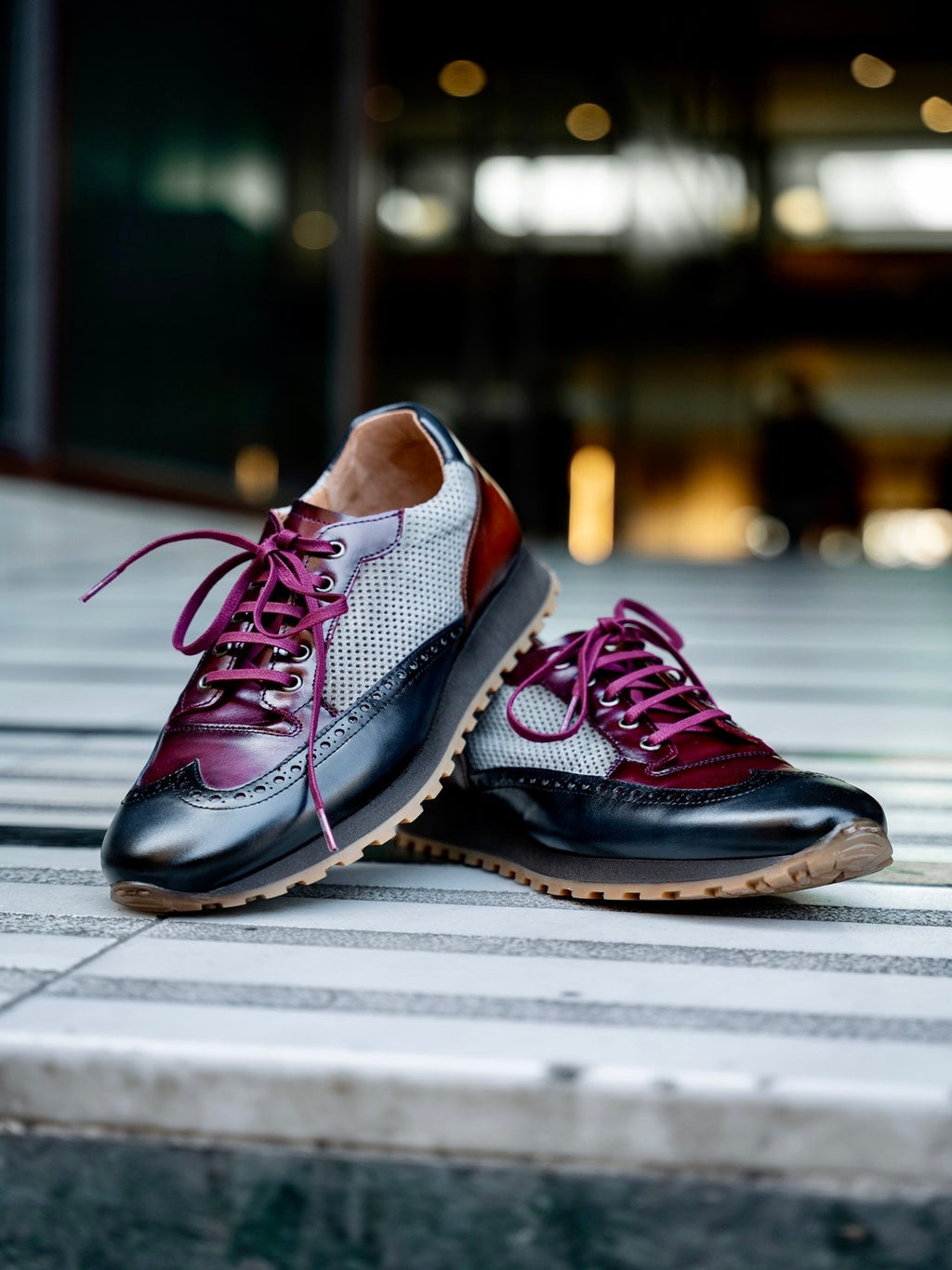 Bambas 8127H Burdeos / Azul