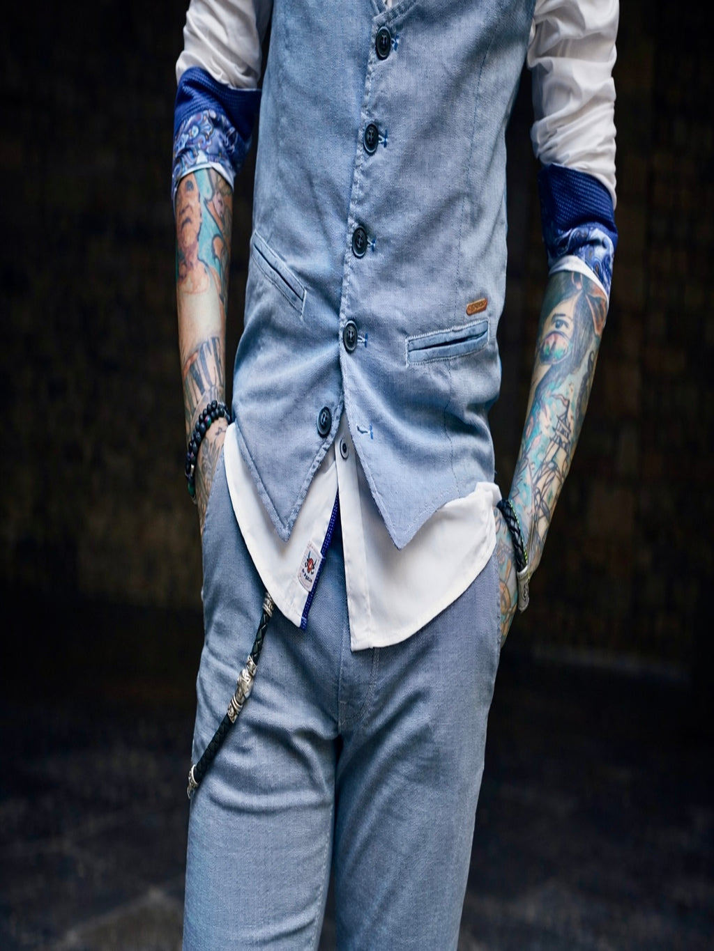 Pantalon Bcn Klan ice bue