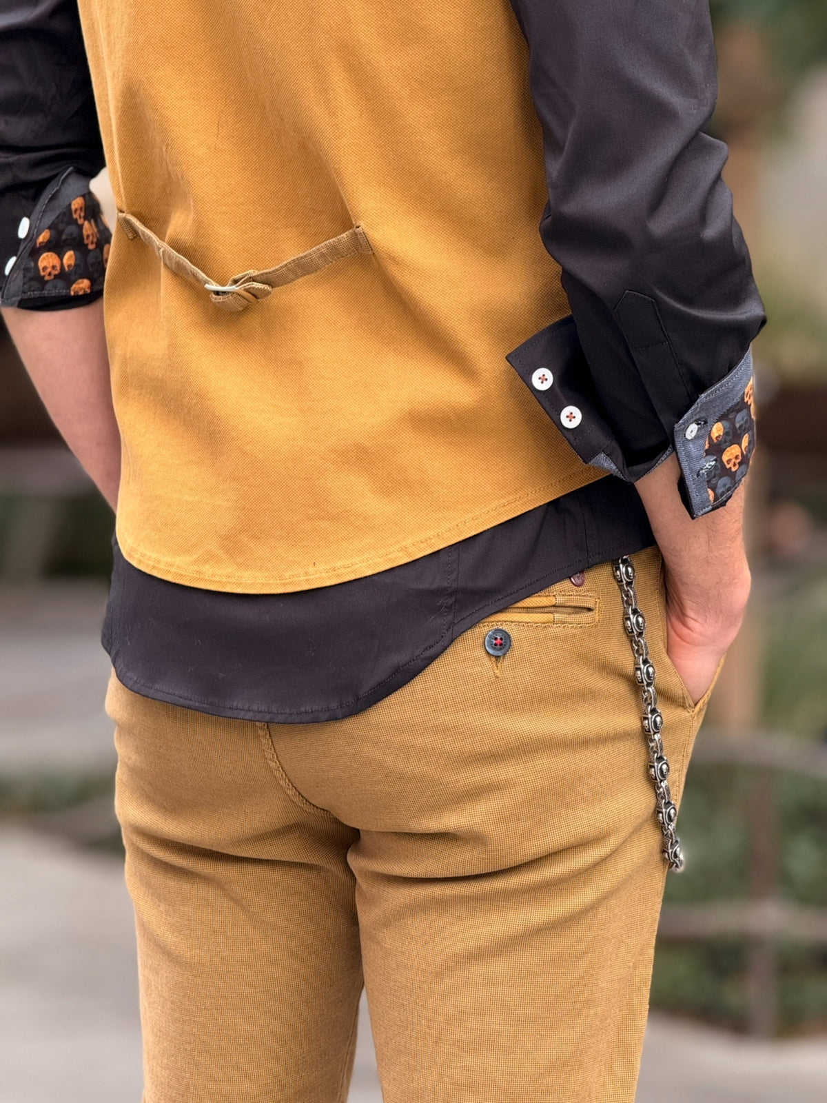 Pantalón Piero Tencel Mostaza