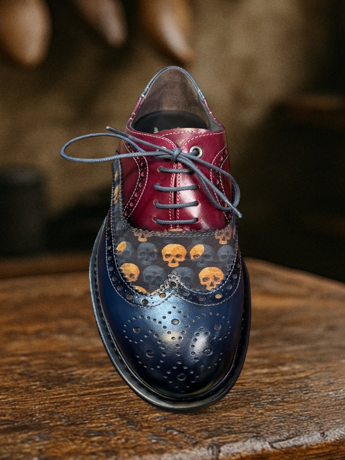 Zapatos 7437H Skull Duo