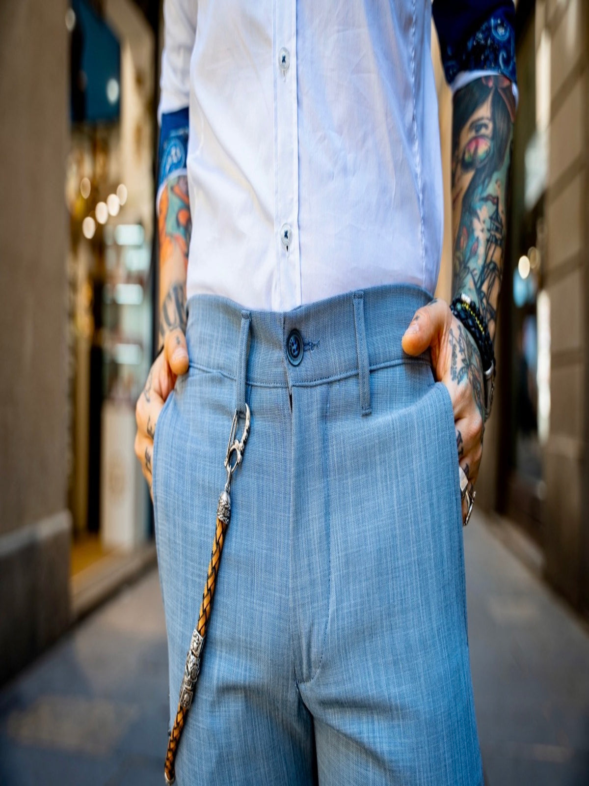 Pantalón Maximo Flamengo denim