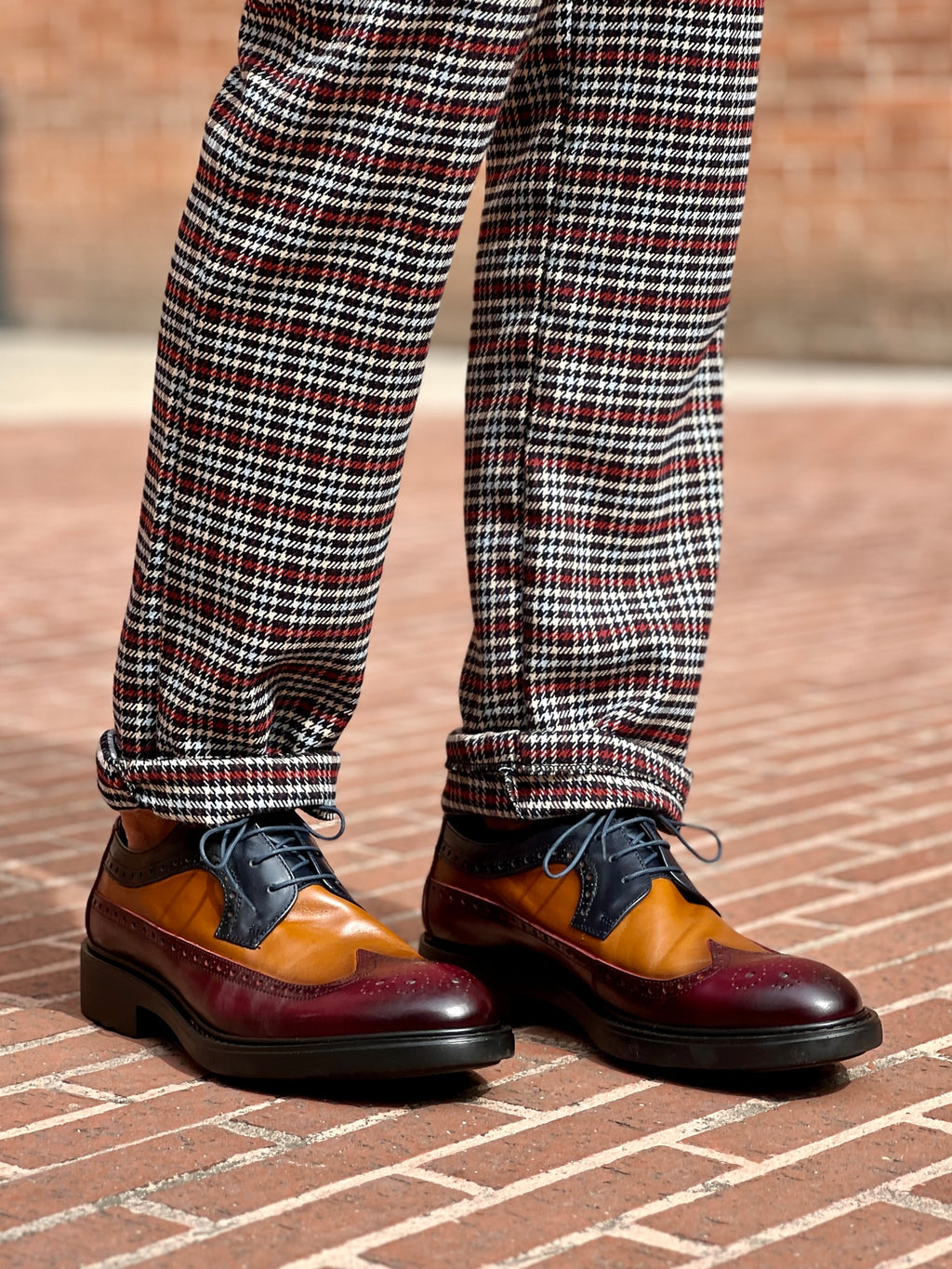 Zapatos 8005H2 Burdeos - Marrón