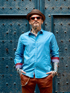 Camisa Aquila celeste
