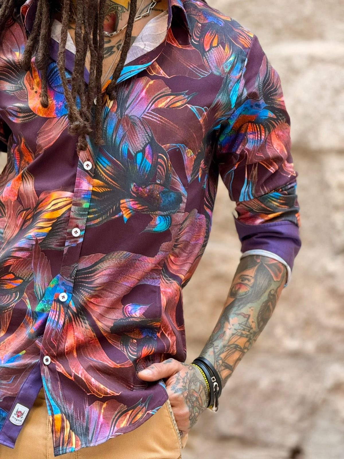 Camisa Goldfish Azul