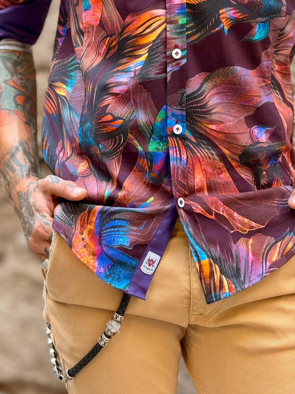 Camisa Goldfish Azul