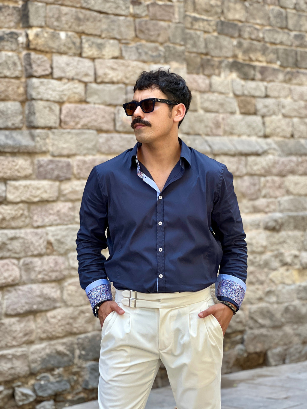 Camisa Sciacca Azul