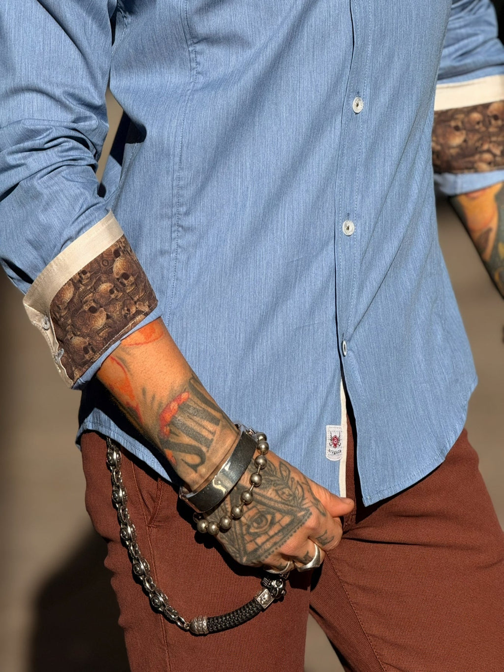 Camisa Tseek Azul Celeste