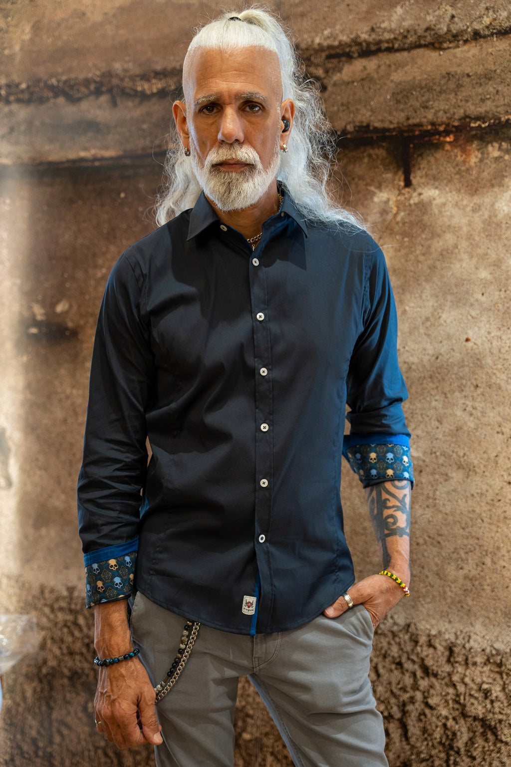 Camisa Calas Azul