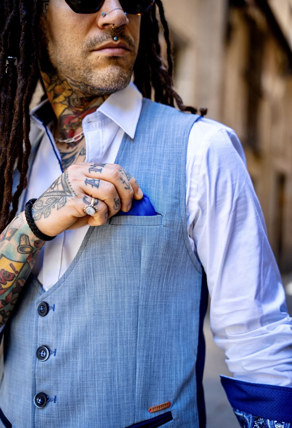 Chaleco Maximo Flamengo denim