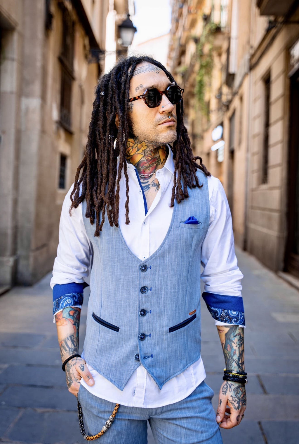 Chaleco Maximo Flamengo denim