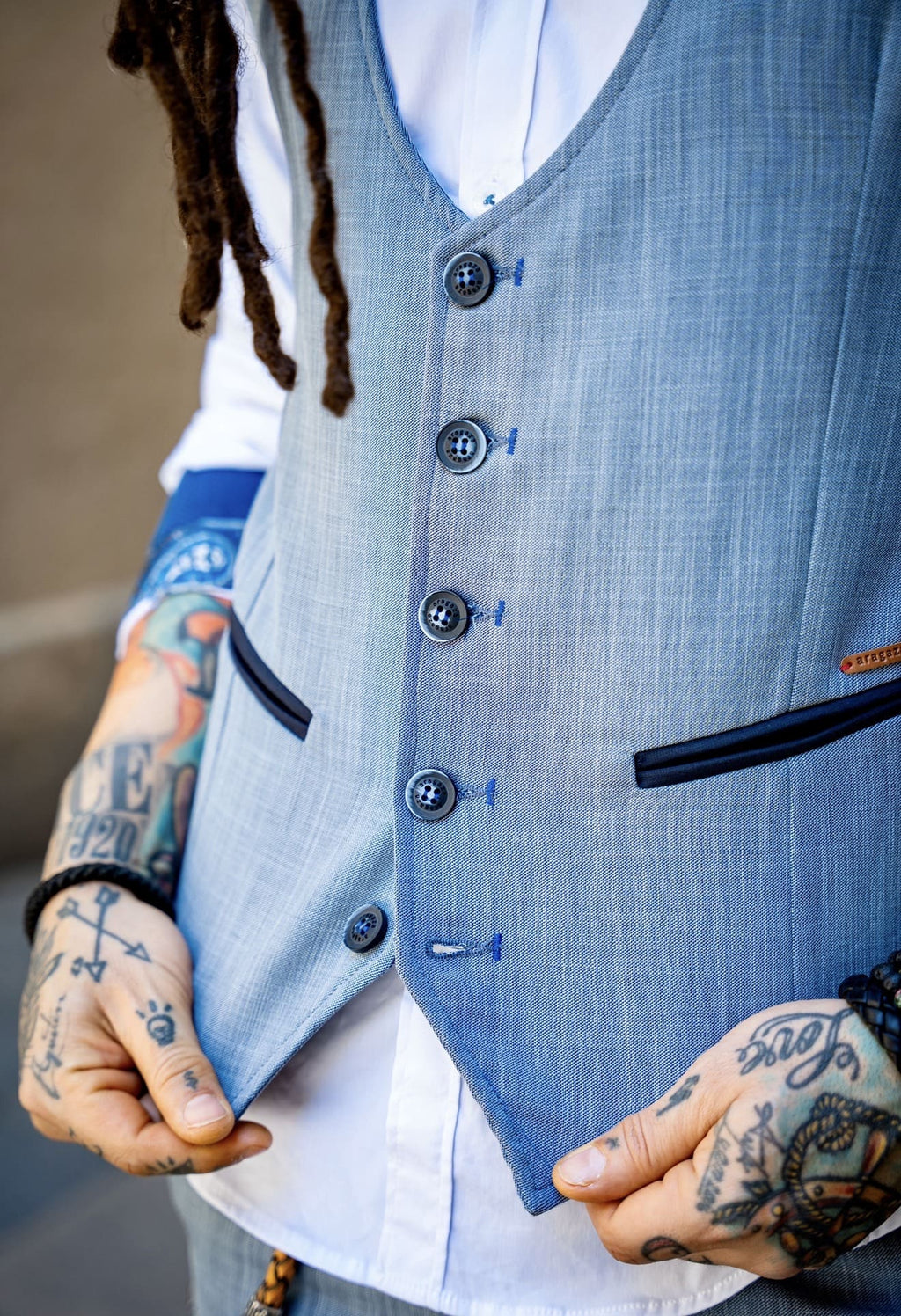 Chaleco Maximo Flamengo denim