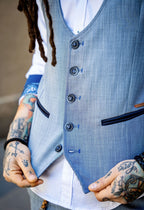 Chaleco Maximo Flamengo denim