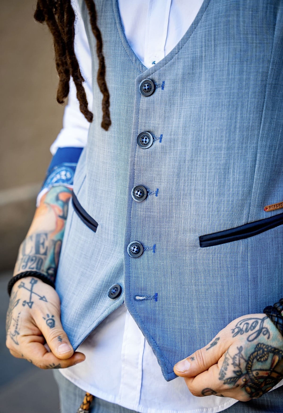 Chaleco Maximo Flamengo denim