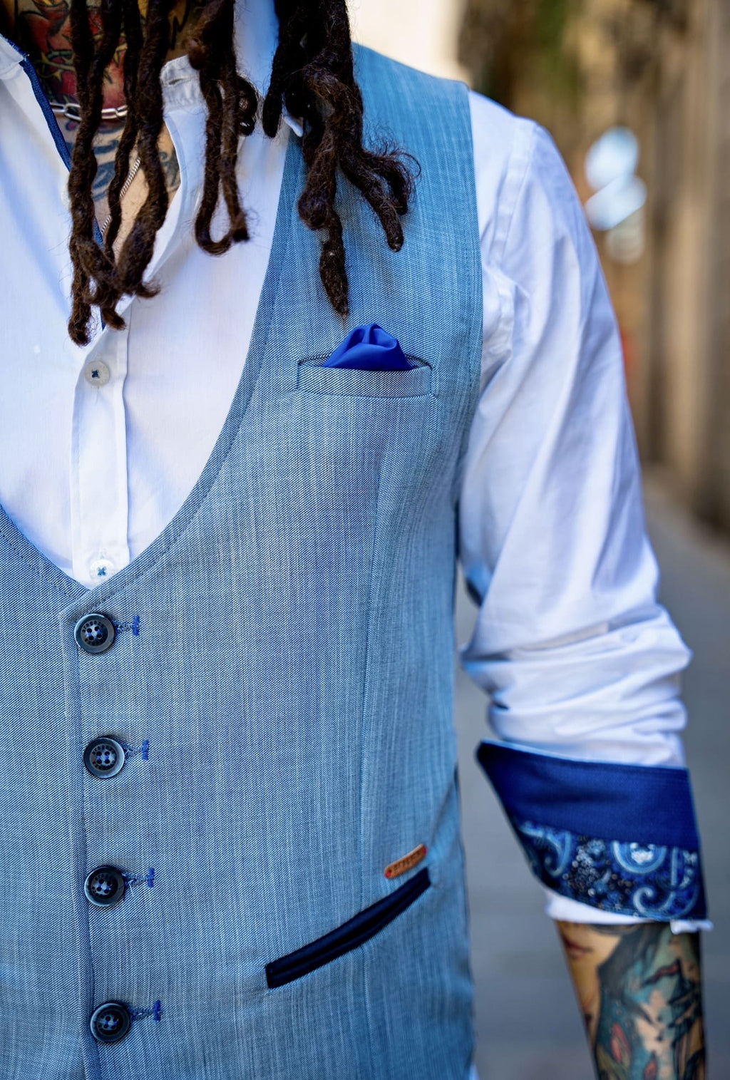 Chaleco Maximo Flamengo denim