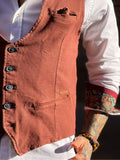 Chaleco Piero Tencel Marrón