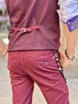 Pantalón Maximo Dip Granate  | Aragaza - Votre chemise faite à Barcelone - Mode de Barcelone - Chemises de qualité