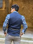 Chaleco Bcn Tencel Cemento | Aragaza - Votre chemise faite à Barcelone - Mode de Barcelone - Chemises de qualité