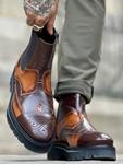 Botas 8111H Brandy  | Aragaza - Votre chemise faite à Barcelone - Mode de Barcelone - Chemises de qualité