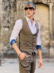 Chaleco Bcn Bugg Camel | Aragaza - Votre chemise faite à Barcelone - Mode de Barcelone - Chemises de qualité