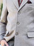 Abrigo Ray Beige  | Aragaza - Votre chemise faite à Barcelone - Mode de Barcelone - Chemises de qualité